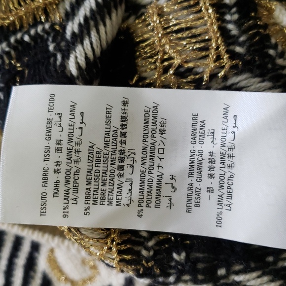 GUCCI GG LOGO METALLIC JACQUARD TOP SWEATER - Picture 7 of 9